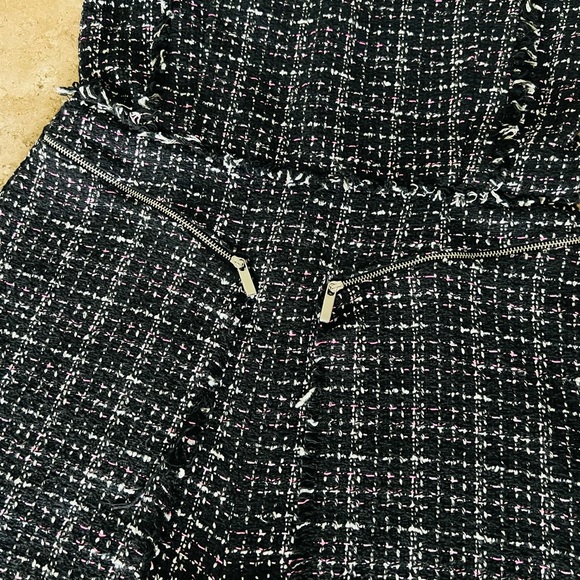 NWOT Zara Tweed Pinafore Jumpsuit Romper Blogger/ Influencer Must Have! Size L - Picture 12 of 14